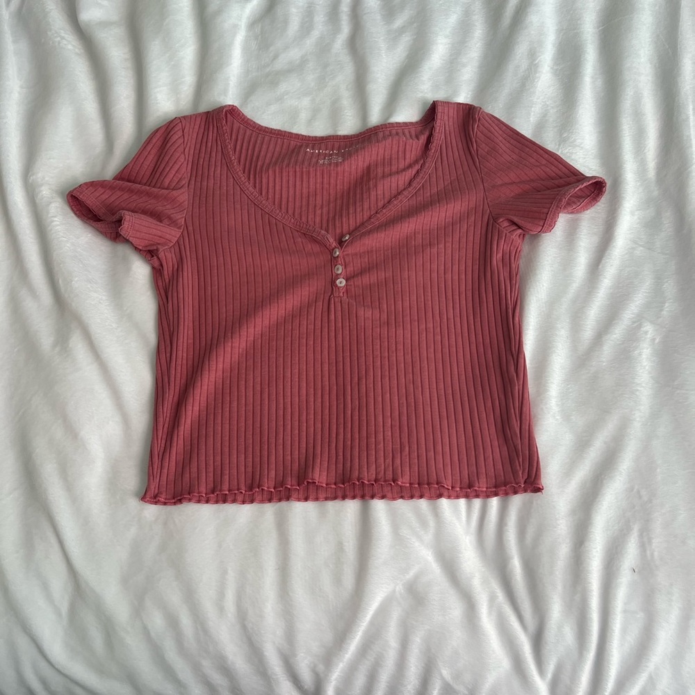 Cropped button up